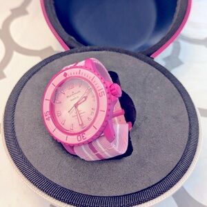 Swatch x Blancpain Pink Ocean Watch